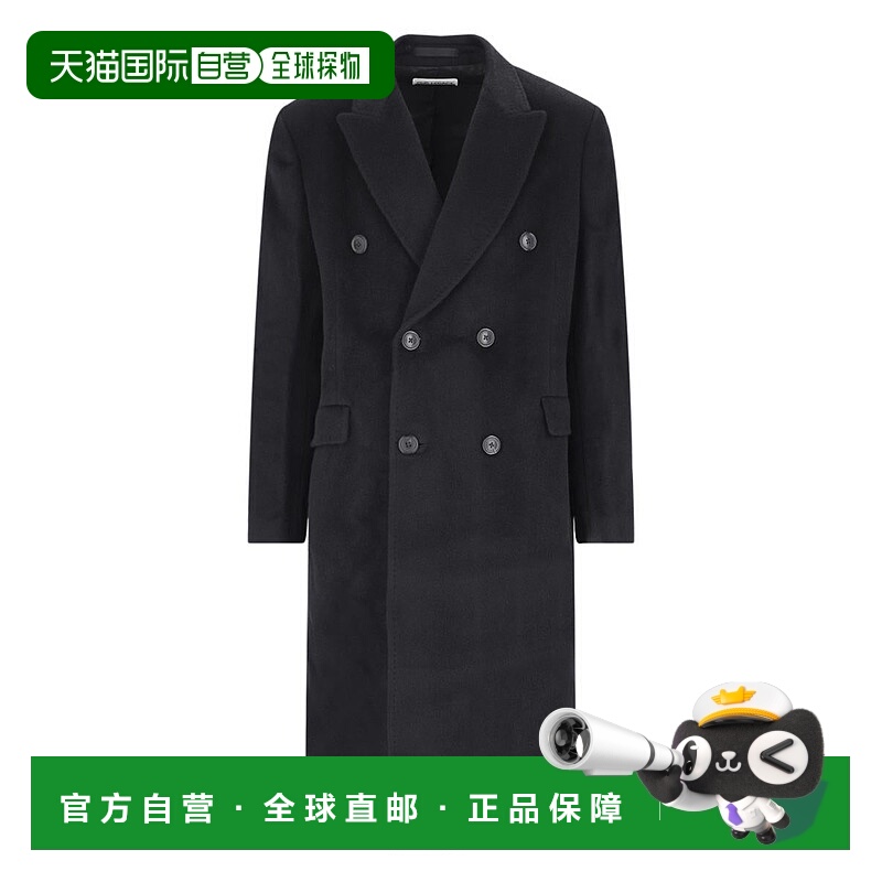 1h可退 OUR LEGACY 男士大衣 M4201WBBLACK AW2025 黑色羊毛