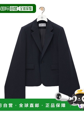 LOEWE 男士夹克 H526Y03WBS5110 SS2025 蓝色 长袖羊毛西装夹克