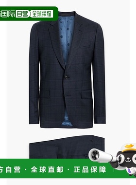 1h可退 潮奢 Paul Smith 保罗 史密斯 男士 格纹羊毛套装 M1R1457