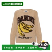 Sweater GANNI with SS2026 浅棕色 女士针织衫 A10702652678118