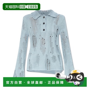 1h可退 acne studios 女士 上装T恤长袖针织毛衣羊毛