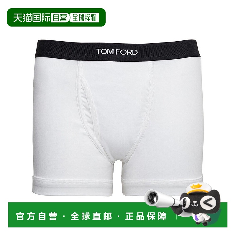 潮奢 Tom Ford 汤姆 福特 男士 標誌腰帶彈性平角褲 T4LC31040100