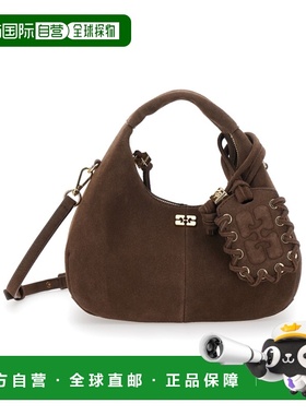 GANNI 女士斜挎包 B2070016979 SS2026 绿色 拉链手提包单肩包