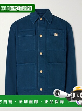 1h可退 潮奢 versace 范思哲 男士 Overdyed Carpenter 牛仔夾克