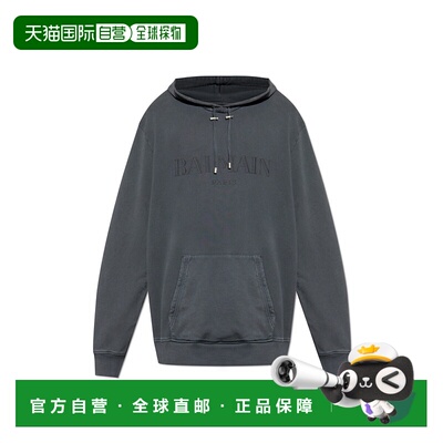 BALMAIN男士卫衣FH1JT047BC72YGD长袖帽衫连帽衫
