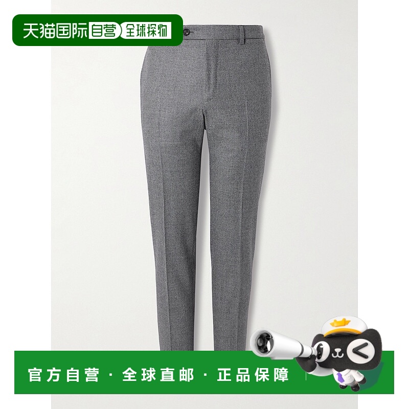 1h可退 潮奢 Tom Ford 汤姆 福特 男士 修身锥形初剪羊毛混纺千鸟