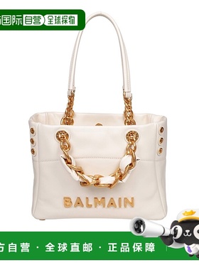 1h可退 BALMAIN 女士手提包 FN1FD871LTFL0DA0DA AW2025 白色