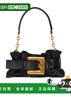 BALMAIN 女士单肩包 GN1AE994LSAX0PA SS2026 黑色 迷你 Anthem