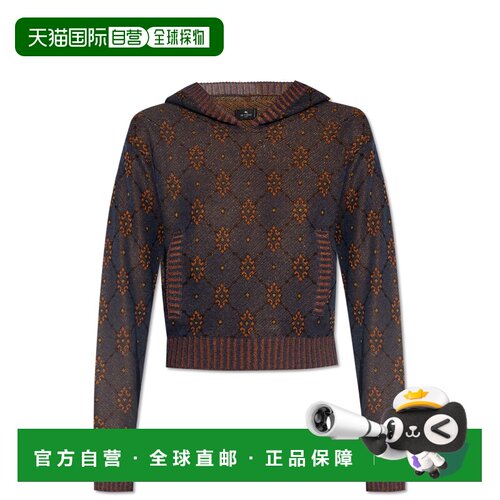 1h可退 ETRO 女士卫衣 WRKE0314AV703S9883 AW2025 棕色 Hoodie