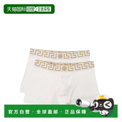 VERSACE 男士内衣 AU101921A10011A81H CO 花色 Two-pack boxer b