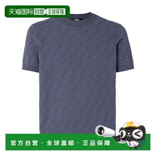 FENDI 男士针织衫 FZX051AU7OF0GCT SS2026 灰色 圆领针织衫