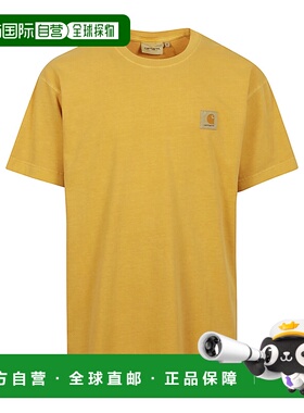 1h可退 潮奢 CARHARTT WIP 男士 MAIN and Polos T恤黄色T恤 I030