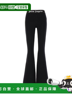 1h可退 潮奢 Palm Angels 棕榈天使 女士 黑色运动裤 PWCH017F23F