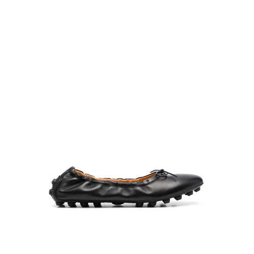 1h可退 TOD'S 女士芭蕾乐福鞋 XXW76K0HD20SOM CO 黑色 TOD'S CLA