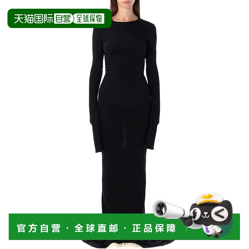 1h可退 RICK OWENS 女士连衣裙 DS02E7512RN09 AW2025 黑色