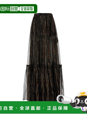 SAINT LAURENT 女士半身裙百褶裙A字裙 834197Y3K614052 SS2025