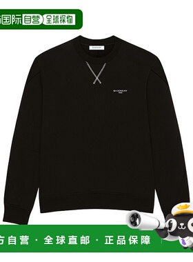 GIVENCHY 男士卫衣 BMJ0P63YS1001 SS2026 黑色长袖