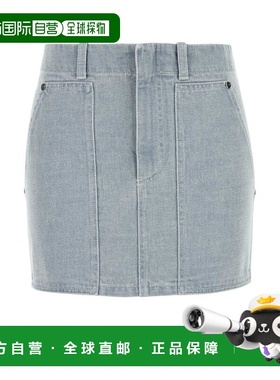 FENDI 女士半身裙 FLQ594ASMBF1RX3 SS2025 灰色 Fendi 'Go-To' S