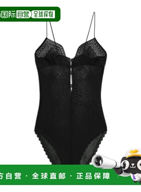 CELINE 女士连体裤 2AE5Q801X38NO SS2024 黑色 镂空内衣连体衣