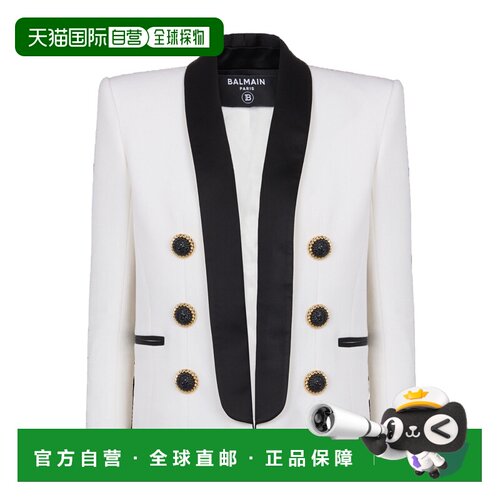 1h可退 奢淘 Balmain 长袖羊毛西装外套 女 DF1SI532ME54