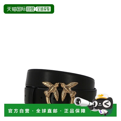 PINKO 女士腰带 100125A0F1Z99Q-0 AW2025 黑色 LOVE BERRY H3