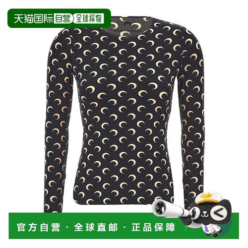 1h可退 MARINE SERRE 女士T恤 WTS006ACJER000199 CO 花色