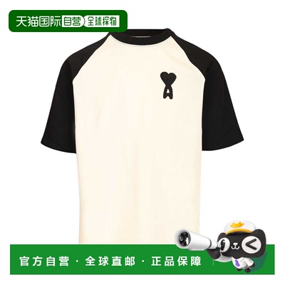 Ami Paris 男士T恤 UTS3797261360 SS2026 白色 短袖T恤