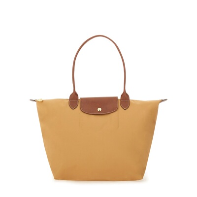 香港直邮LONGCHAMP 女士手提包 1899089P86 AW2025 浅棕色 LE PLI