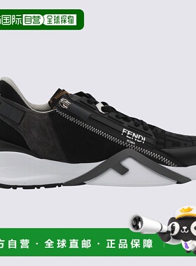 FENDI 男士运动鞋 7E1392AY9WF1EX4 AW2025 黑色 FLOW老爹鞋