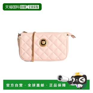 1h可退 潮奢 versace 范思哲 女士 手袋 pink粉色 舒适时尚斜挎包