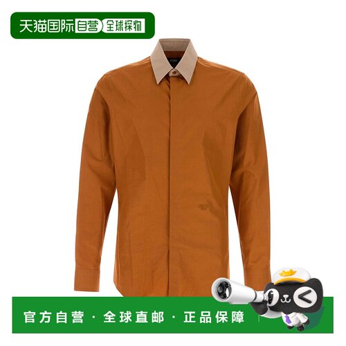FENDI 男士衬衫 FS0585AVK9F1FLO AW2025 橙色 Fendi Shirts
