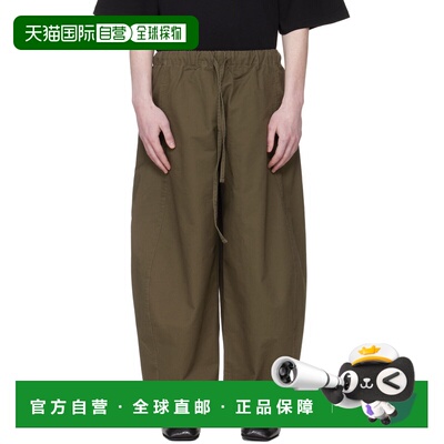 Entire Studios 男士 卡其色 Loft 长裤 ESSS26PA10012PINE6240