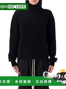 RICK OWENS 女士针织衫 RP02E4648KWV09 AW2025 黑色长袖