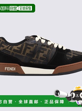 FENDI 男士运动鞋 7E1688AQ6IF1PXA CO 黑色 Sneakers with logo