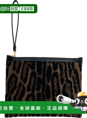 1h可退 潮奢 Tom Ford 汤姆 福特 女士 棕色 & 黑色手拿包 S0522T