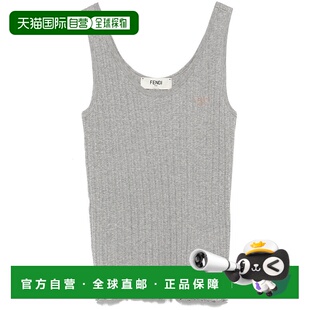 SS2025 FS9720ASMJF1RX3 灰色 Fendi Gre FENDI Top 女士背心吊带