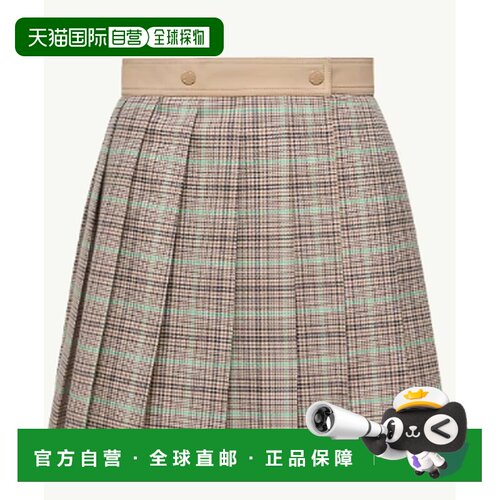 MONCLER 女士半身裙 2D000145999G24K SS2026 花色 CHECK SKIRT