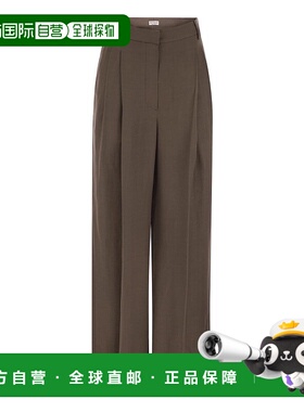 BRUNELLO CUCINELLI 女士阔腿裤休闲裤直筒裤 MH126P8669C2925