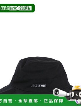 1h可退 潮奢 Jacquemus 女士 ARTICHAUT 黑色棉渔夫帽 22EACU0000