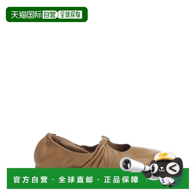 LOEWE 女士休闲鞋 L815466X463980 AW2025 棕色 PEBBLE SOFT BALL