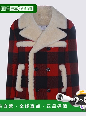 CELINE 女士外套 RM02L064627NG AW2025 红色 CABAN SHEARLIN