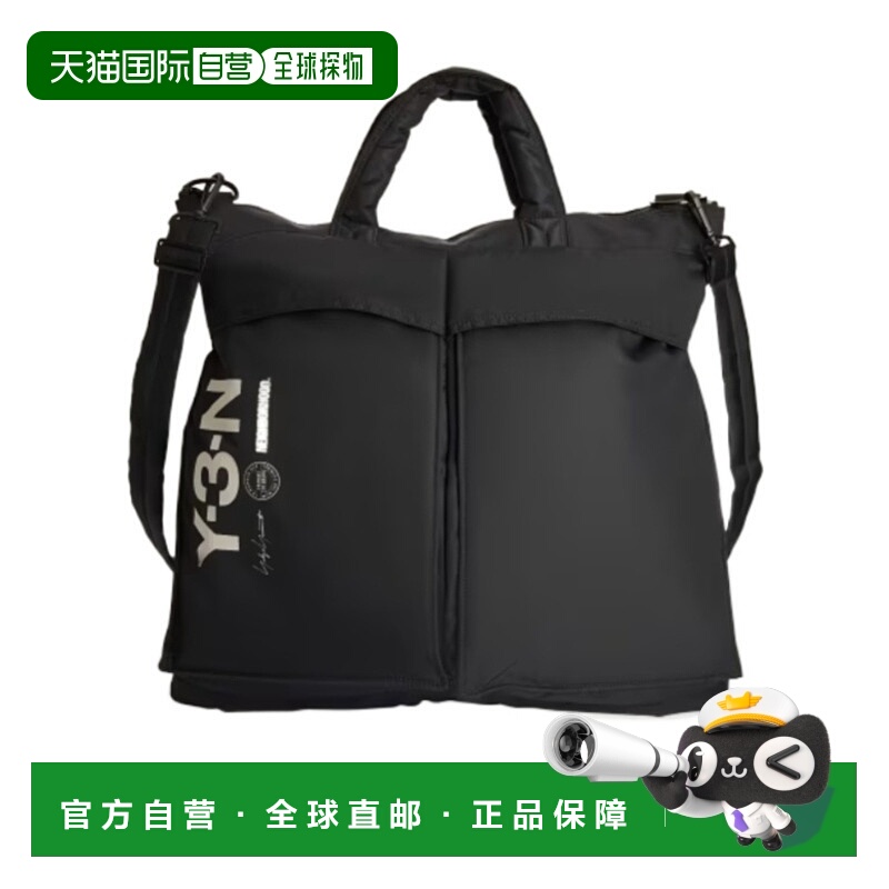 1h可退 Y-3 男士手提包 JX0054 AW2025 黑色 Y-3-N 加垫单肩包