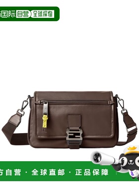 1h可退 FENDI 男士斜挎包 7VA685AV8BF1VTT SS2026 棕色 Flux 斜