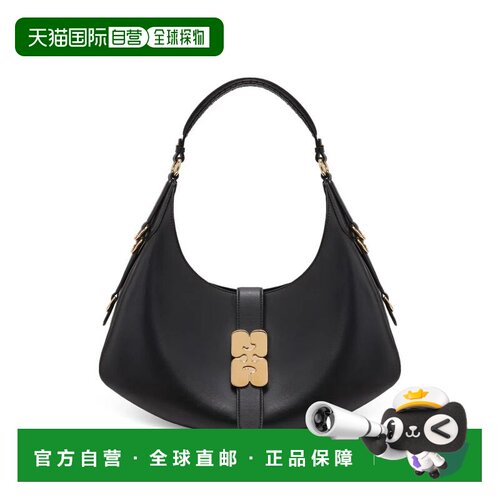 GANNI 女士单肩包 A6998099BLACK SS2026 黑色手提包