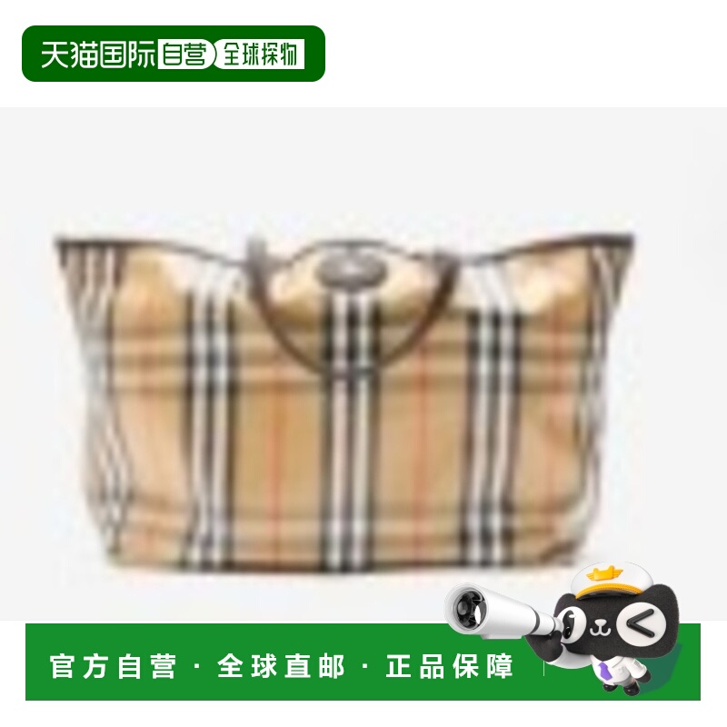 1h可退 BURBERRY 女士单肩包 8112222B9368 AW2025 浅棕色 Printe