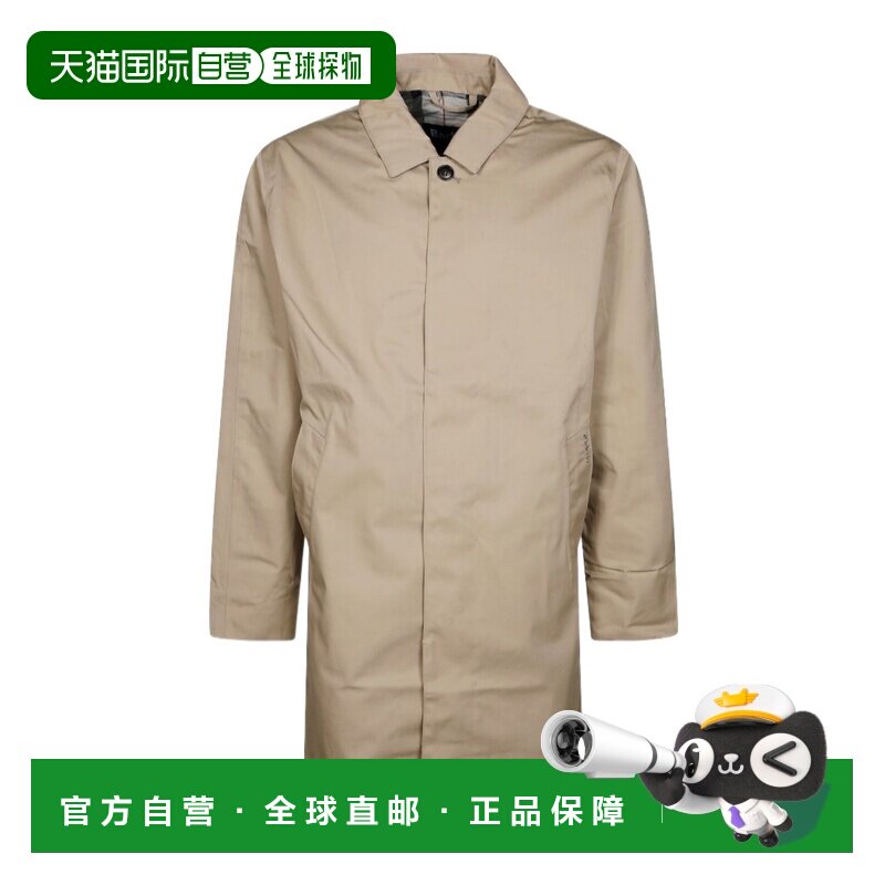 Barbour 男士户外风衣 MWB0856MWBS SS2026 米白色 长袖翻领夹克