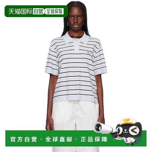 1h可退 潮奢 THE GARMENT 女士 蓝色 Madison Tennis Polo 衫 212