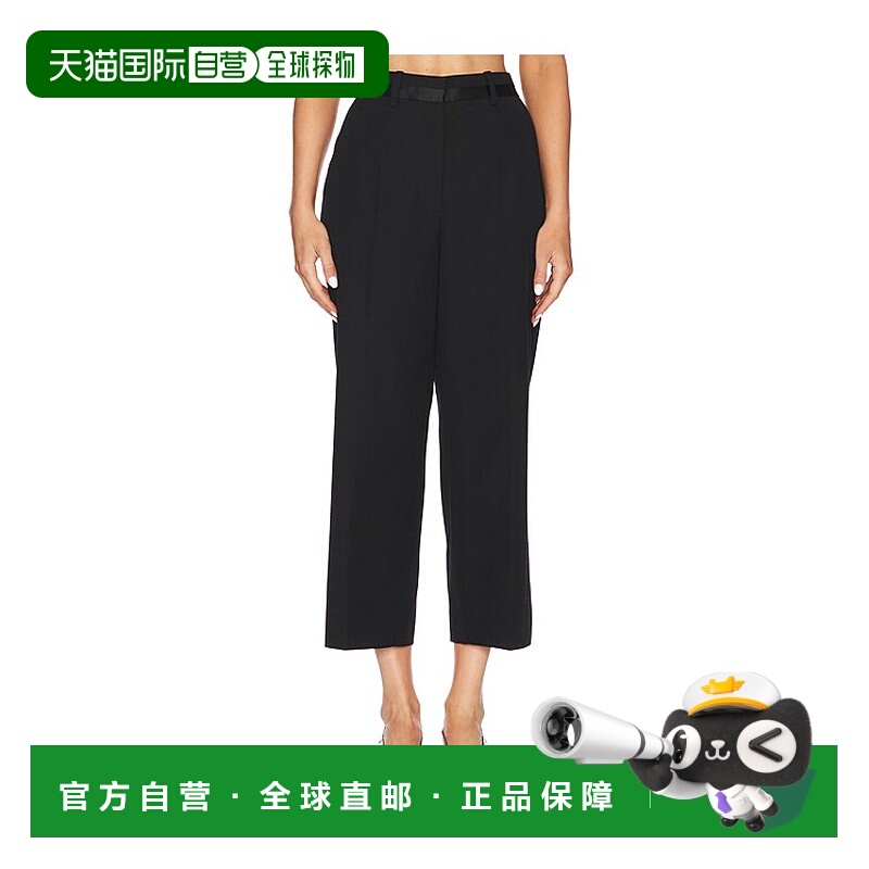1h可退 潮奢 ANINE BING 女士 腰带环休闲裤 A0310305