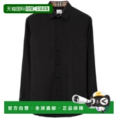 男士 黑色 衬衫 BURBERRY 8071799A1189BLACK Embroidered shir