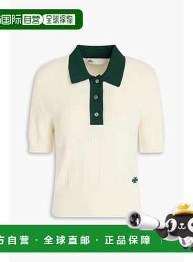 1h可退 潮奢 Tory Burch 托里 伯奇 女士 Two-tone 洞眼针织棉质P